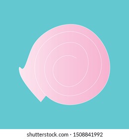 sea shell cartoon vector under the sea element