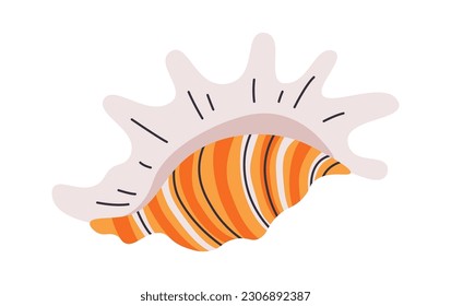 Sea Shell Clam Vector Illustration