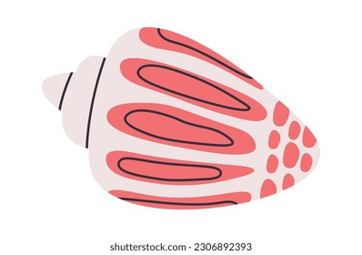 Sea Shell Clam Vector Illustration