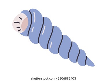 Ilustración de vectores de clam con cubierta marina