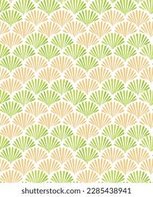 Sea Shell Dot Seamless Pattern Pattern Design Trendy Fashion Colors Wallpaper Textile Surface Wrapping Paper,Art Deco Seamless Pattern. Geometric Floral decorative texture. Vector Leaves stylish backg