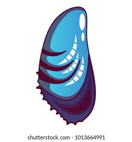 Sea shell icon. Cartoon illustration of sea shell vector icon for web
