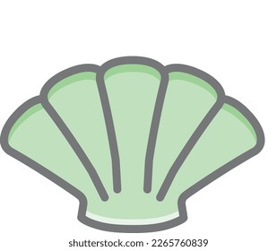 Sea shell icon fully editable vector icon

