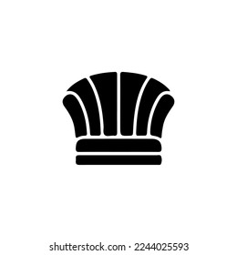 Sea shell icon. Simple style sea travel big sale poster background symbol. Sea shell brand logo design element. Sea shell t-shirt printing. Vector for sticker.