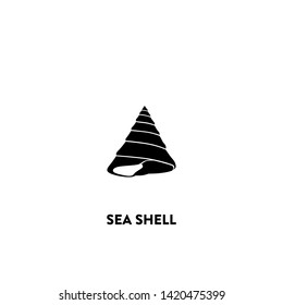 sea shell icon vector. sea shell sign on white background. sea shell icon for web and app