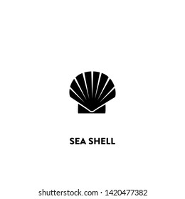 sea shell icon vector. sea shell sign on white background. sea shell icon for web and app