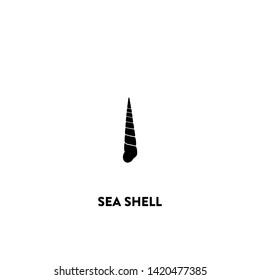 sea shell icon vector. sea shell sign on white background. sea shell icon for web and app
