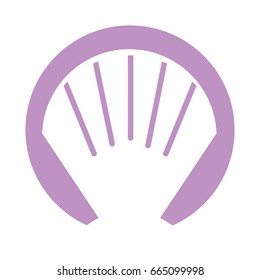 Sea shell isolated icon