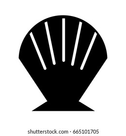 Sea shell isolated icon