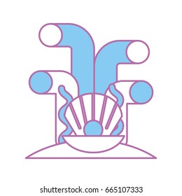 Sea shell isolated icon