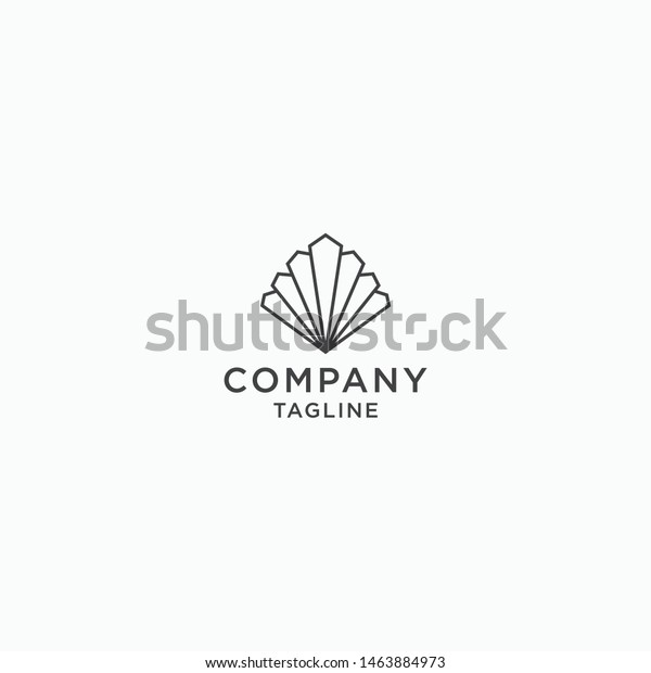 sea shell logo icon design template stock vector royalty sea shell template