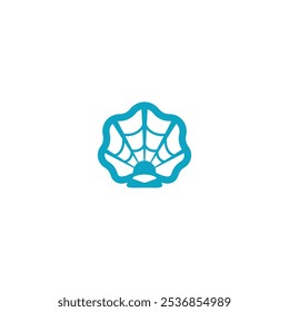 Sea shell logo inspiration. abstract pearl shell icons Vector illustration. Shell vector icon