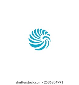 Sea shell logo inspiration. abstract circle pearl shell icons Vector illustration. Shell vector icon