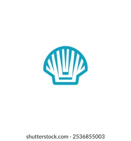 Sea shell logo inspiration. simple pearl shell icons Vector illustration. Shell vector icon