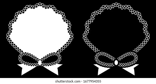 Sea Shell with mermaid scales  vector illustration