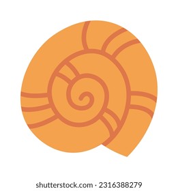 Sea Shell Mollusk Vector Illustration