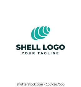 Sea Shell Oyster, Seafood, Restaurant Logo Design Template