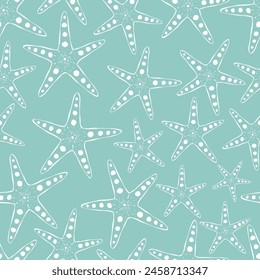 Sea shell seamless pattern for fabric and wallpaper