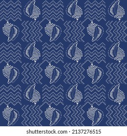 SEA SHELL SEAMLESS PATTERN IN VECTOR FILE