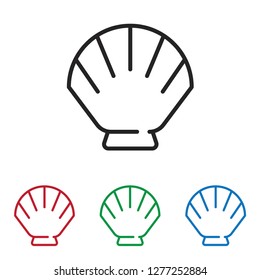 Sea shell vector icon