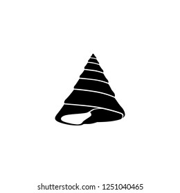 sea shell vector icon. sea shell sign on white background. sea shell icon for web and app