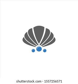 sea shell vector icon. sea shell sign on white background. sea shell icon for web and app.