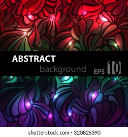 sea shell vector pattern on a background. EPS 10 illustration.