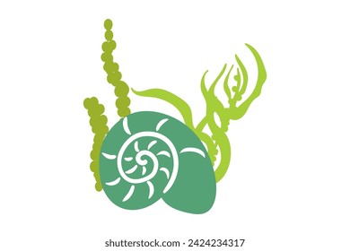 Sea Shells, Sea Life, Coral With Seashell, Ocean Seahorse, Starfish, Under the Sea Plants, Sand Dollar, Corals, Seaweed, Under The Sea, Seashell, Ocean, Marine, Seaweed, Coral bundle, seaweed, coral, 