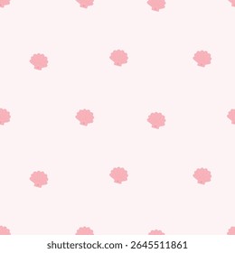 Sea Shells Seamless Pattern. Colorful Seashells Pattern for wrapping paper, wallpaper, fabric, textile, print, notebook cover. Summer background.Vector illustration