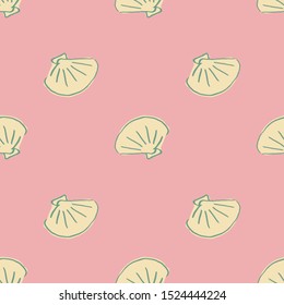 sea shells seamless pattern design. perfect for textile design