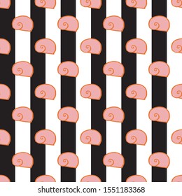sea shells seamless pattern design. perfect for textile design