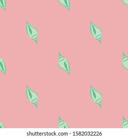 sea shells seamless pattern design. perfect for textile design