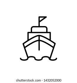 sea ship icon vector collection
