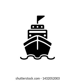 sea ship icon vector collection