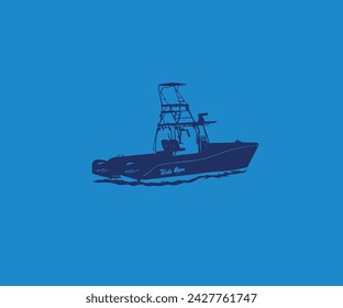 Sea ship vector logo design elements