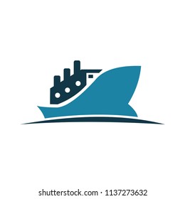 sea shipping cargo logo