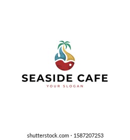 SEA SIDE CAFE or RESTAURANT LOGO