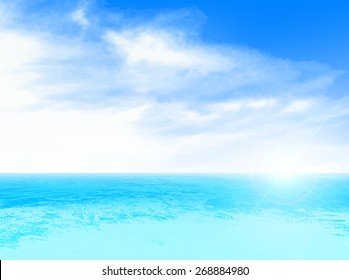 Sea sky background