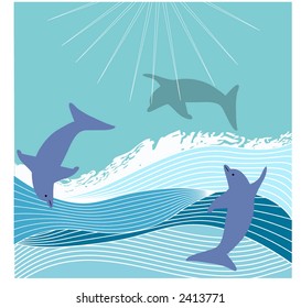 sea and sky illustration series