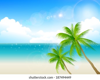 Sea sky landscape