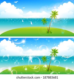 Sea sky landscape