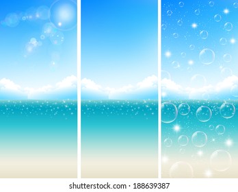 Sea sky landscape