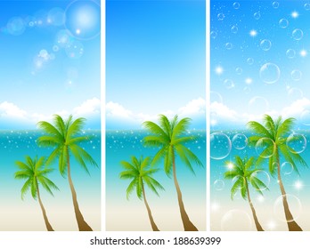 Sea sky landscape
