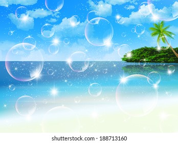 Sea sky landscape
