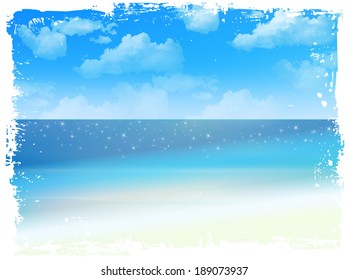 Sea sky landscape