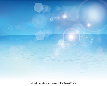 Sea sky landscape
