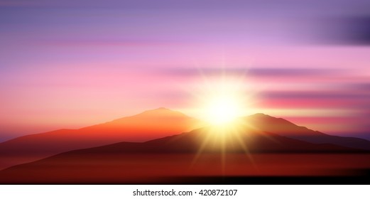 Sea sky landscape background