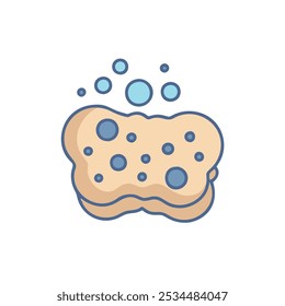 sea sponge icon vector illustration