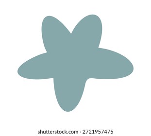 Sea star abstract boho element