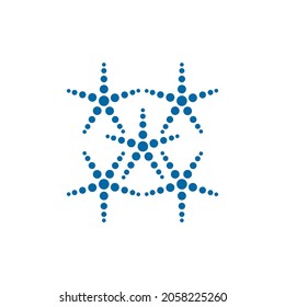 sea star beach resort vector logo design